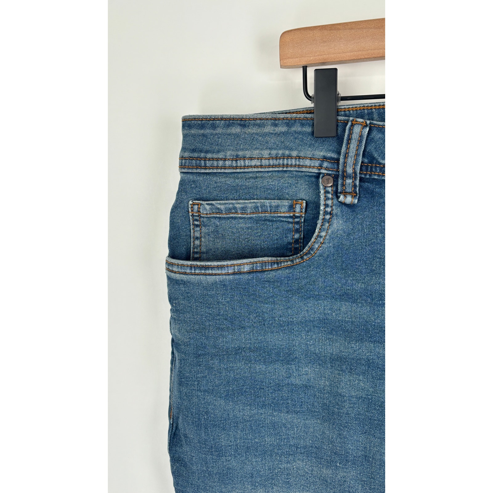 The Perfect Jean Nyc Og Stretch Athletic Fit Denim Jeans Mens 40x32 Cowboy — image 6 of 8